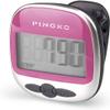PINGKO Outdoor Multi-Function Portable Sport Pedometer Step/Distance/Calories/Counter - Pink view 1