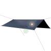XIANGBINXUAN Tent Tarps Waterproof Camping Tarp, Rain Fly Tarp Tent Camping Shelter Windproof UV Protection Portable Including Tent Stakes and Carry Bag for Camping Backpacking Hiking (Black) view 1