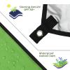 XIANGBINXUAN Tent Tarps Waterproof Camping Hammock Tarp, Premium Lightweight Waterproof Camping Shelter with Complete Accessories UV Protection Hammock Shelter for Hiking Picnic Outdoor (Black) view 3