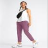 Soothfeel Women's Pants with 4 Pockets 7/8 Stretch High Waisted Sweatpants Travel Athletic Work Golf Pants for Women(Dark Pink, Medium) view 3