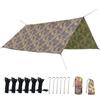 XIANGBINXUAN Multifunctional Waterproof Tent Tarp Lightweight Waterproof Camping Shelter, UV Protection Durable Ripstop 210D Oxford Premium Hammock Shelter, for Hiking and Travel (3x3/10x10ft) view 1