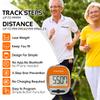 PINGKO Outdoor Multi-Function Portable Sport Pedometer Step/Distance/Calories/Counter - Green (Orange) view 3