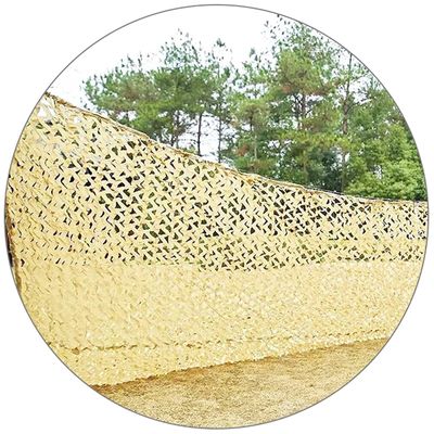 Hide Military Camo Netting, Tear Resistant Camouflage Net Beige, Breathable Camouflage Mesh, for Garden Camping Sunshade Decoration (Size : 1.5X2m/4.9X6.6ft)