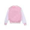 NICNZQI Kids Varsity Jacket Girls Bomber Jacket Baseball Jacket for Boys with Pocket Coat (Pink-Cat,10 Years,10 Years) view 3