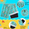 Boys Swim Trunks with Boxer Brief Liner Compression Swim Shorts Quick Dry Bathing Suit Swimwear 5-20 Years view 3