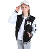 NICNZQI Kids Varsity Jacket Girls Baseball Jacket Boys Bomber Outwear with Pocket Coat view 2