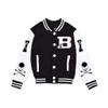 NICNZQI Kids Varsity Jacket Girls Baseball Jacket Boys Bomber Outwear with Pocket Coat view 3