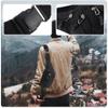 BESPORTBLE Men's Oxford Sports Bag Lightweight Zipper Waist Bag Comfortable Single Shoulder Decorative Design view 3