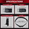 AMGSH 10 in 1 Duty Belt Law Enforcement Modular Equipment System Security Tactical Duty Utility Belt Pouches Black view 3