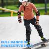 BOSONER Kids/Youth Knee Pad Elbow Pads Guards Protective Gear Set for Roller Skates Cycling BMX Bike Skateboard Inline Skatings Scooter Riding Sports view 2