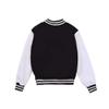 NICNZQI Kids Varsity Jacket Girls Bomber Jacket Baseball Jacket for Boys with Pocket Coat (Black-A,2T,2 Years) view 2