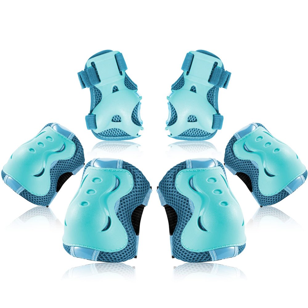 BOSONER Kids/Youth Knee Pad Elbow Pads Guards Protective Gear Set for Roller Skates Cycling BMX Bike Skateboard Inline Skatings Scooter Riding Sports