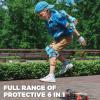 BOSONER Kids/Youth Knee Pad Elbow Pads Guards Protective Gear Set for Roller Skates Cycling BMX Bike Skateboard Inline Skatings Scooter Riding Sports view 2