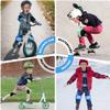 BOSONER Kids Knee Pads Set for 3-15 Year, Knee Elbow Pads and Wrist Guards for Boys/Girls, Child Protective Gear for Biking, Skating, Skateboarding, Roller Skating, Cycling, Scooter view 4