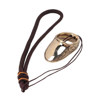 Archery Thumb Rings, Anti-Lost Rope Thumb Protector Archery Accessories 21mm Size for Archers Training Competition Practice Outdoor Shooting