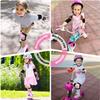 BOSONER Kids Knee Pads Set for 3-15 Year, Knee Elbow Pads and Wrist Guards for Boys/Girls, Child Protective Gear for Biking, Skating, Skateboarding, Roller Skating, Cycling, Scooter view 4