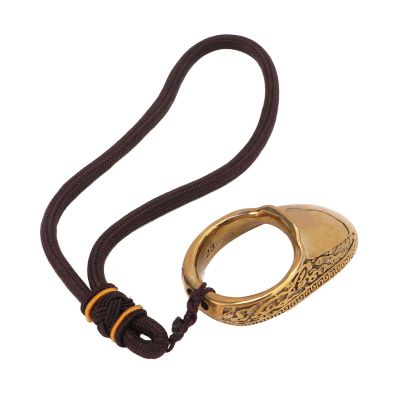 Archery Thumb Ring, Anti-Lost Design Thumb Protector, Multi-Size Options for Hunters Archers Outdoor Activities