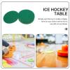 Veemoon 10pcs Hockey Flannel Hockey Accessories Green Pushers Pads Ice Pusher Mat Goal Handles Paddles Pads Puck Parts Air Polyester Chemical Fiber Game Table view 4