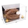 Better Display Cases Acrylic Catchers Glove Display Case with Mirror, Yellow Risers and Mirror Base (A011/V16) view 2