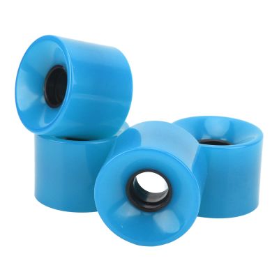 4PCS 60mm Skateboard Wheels,All Terrain Skateboard Wheels for Skateboard,Longboard(Blue)