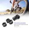 Chainring Bolts,Aluminum Alloy Single Chainring Bolts Ultra Light Chainring Bolts for Road Mountain Bike(Black) view 2