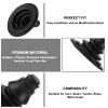 Yuecoom Marine Cable Bellows, Marine Steering Shift Cable Protective Bellows, Marine Firewall Rigging Harness Throttle Steering Cable Boot for Boat Yacht Ship (black) view 3