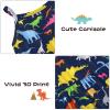 AnFeng Girls Summer Crew Neck Romper High Waist Crewneck Playsuit Trousers Clothes Outfits Casual Beach Short (Navy, 1-2 Years) view 4