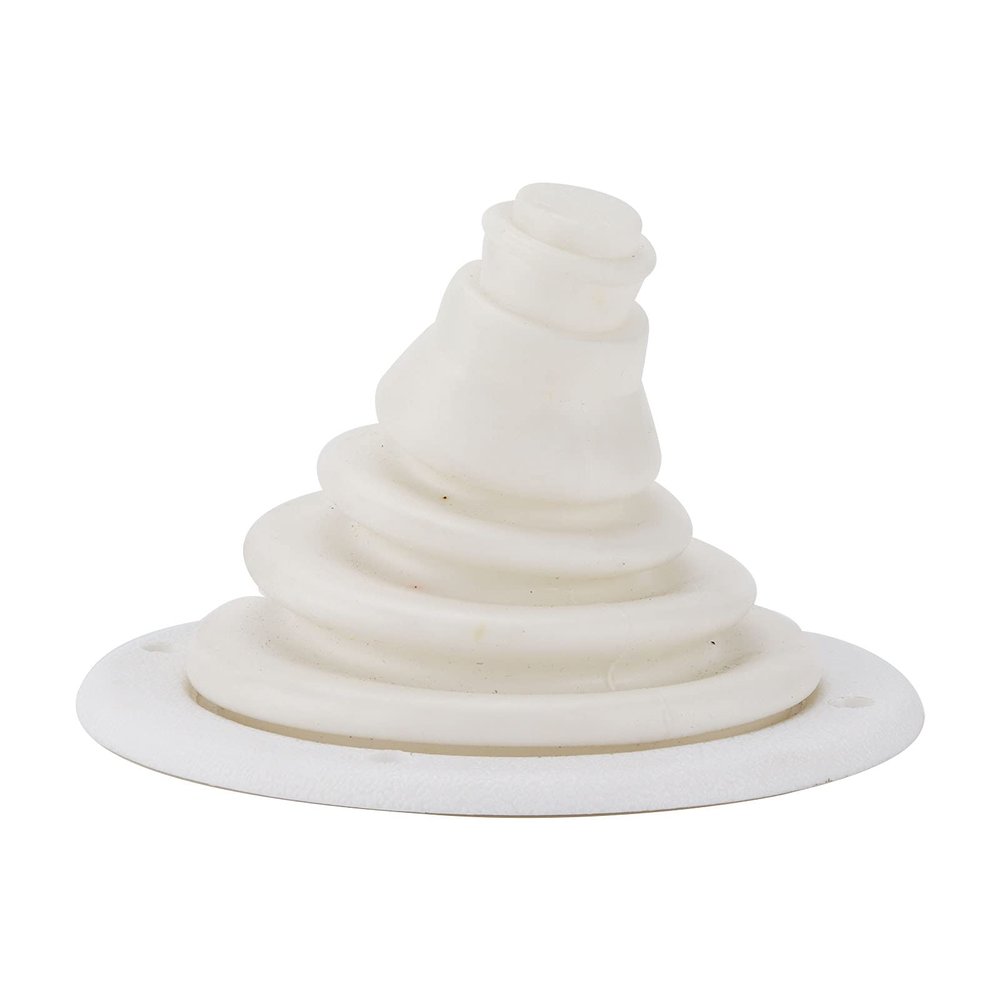 Cable Bellows, Marine Steering Shift Cable Protective Bellows, Rubber Plastic Rigging and Cable Boot for for Boat Yacht Ship, Marine Replacement Tool(white)