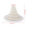 Cable Bellows, Marine Steering Shift Cable Protective Bellows, Rubber Plastic Rigging and Cable Boot for for Boat Yacht Ship, Marine Replacement Tool(white) view 2