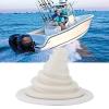 Cable Bellows, Marine Steering Shift Cable Protective Bellows, Rubber Plastic Rigging and Cable Boot for for Boat Yacht Ship, Marine Replacement Tool(white) view 3