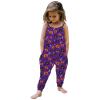 AnFeng Romper Cartoon Baby Toddler Outfits Pumpkin Kids Jumpsuit Girls Strap Halloween Girls Gifts for 18 (Purple, 4-5 Years) view 2