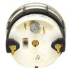 Faria Boat Speedometer SEK625A | 10-65 MPH Black Silver 3 1/4 Inch view 2