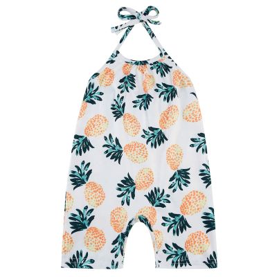 AnFeng Little Girls Ruffle Romper Summer Outfits Clothes Trousers Clothes Outfits Elastic Waisted Shorts (White, 4-5 Years)