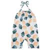 AnFeng Little Girls Ruffle Romper Summer Outfits Clothes Trousers Clothes Outfits Elastic Waisted Shorts (White, 4-5 Years) view 1