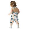 AnFeng Little Girls Ruffle Romper Summer Outfits Clothes Trousers Clothes Outfits Elastic Waisted Shorts (White, 4-5 Years) view 4