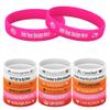 Harborway Custom Rubber Bracelets Personalized Silicone Wristbands with Your Own Text, 10 Pieces Customized Silicone Wirstbands for Party, Events, Gifts, Awareness, Activities view 1