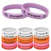 Harborway Custom Rubber Bracelets Personalized Silicone Wristbands with Your Own Text, 10 Pieces Customized Silicone Wirstbands for Party, Events, Gifts, Awareness, Activities view 1