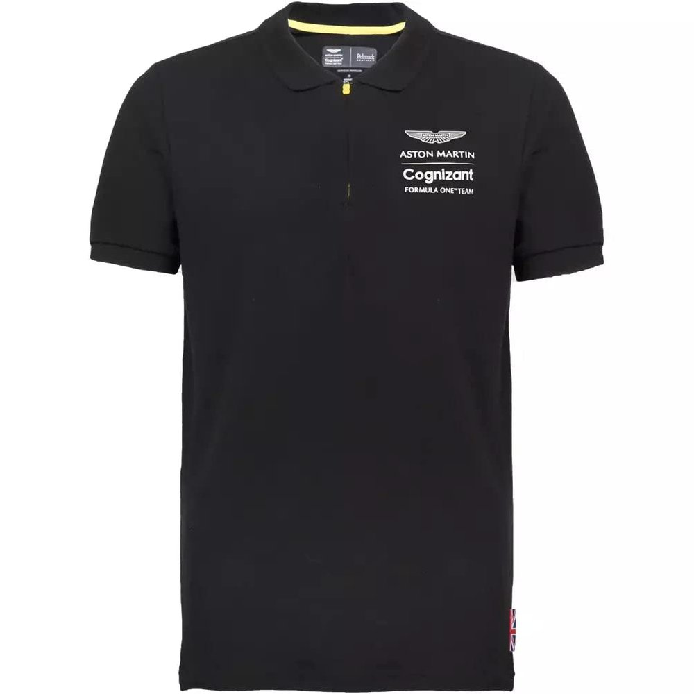 Aston Martin Cognizant F1 Lifestyle Polo Shirt Black