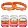 Harborway Custom Rubber Bracelets Personalized Silicone Wristbands with Your Own Text, 10 Pieces Customized Silicone Wirstbands for Party, Events, Gifts, Awareness, Activities view 1