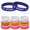 Harborway Custom Rubber Bracelets Personalized Silicone Wristbands with Your Own Text, 10 Pieces Customized Silicone Wirstbands for Party, Events, Gifts, Awareness, Activities view 1