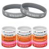 Harborway Custom Rubber Bracelets Personalized Silicone Wristbands with Your Own Text, 10 Pieces Customized Silicone Wirstbands for Party, Events, Gifts, Awareness, Activities view 1