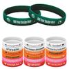 Harborway Custom Rubber Bracelets Personalized Silicone Wristbands with Your Own Text, 10 Pieces Customized Silicone Wirstbands for Party, Events, Gifts, Awareness, Activities view 1