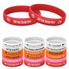 Harborway Custom Rubber Bracelets Personalized Silicone Wristbands with Your Own Text, 10 Pieces Customized Silicone Wirstbands for Party, Events, Gifts, Awareness, Activities view 1