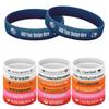 Harborway Custom Rubber Bracelets Personalized Silicone Wristbands with Your Own Text, 10 Pieces Customized Silicone Wirstbands for Party, Events, Gifts, Awareness, Activities view 1