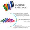 Harborway Custom Rubber Bracelets Personalized Silicone Wristbands with Your Own Text, 10 Pieces Customized Silicone Wirstbands for Party, Events, Gifts, Awareness, Activities view 3