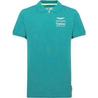 Aston Martin Formula One Team Cognizant F1 Lifestyle Polo Shirt Green