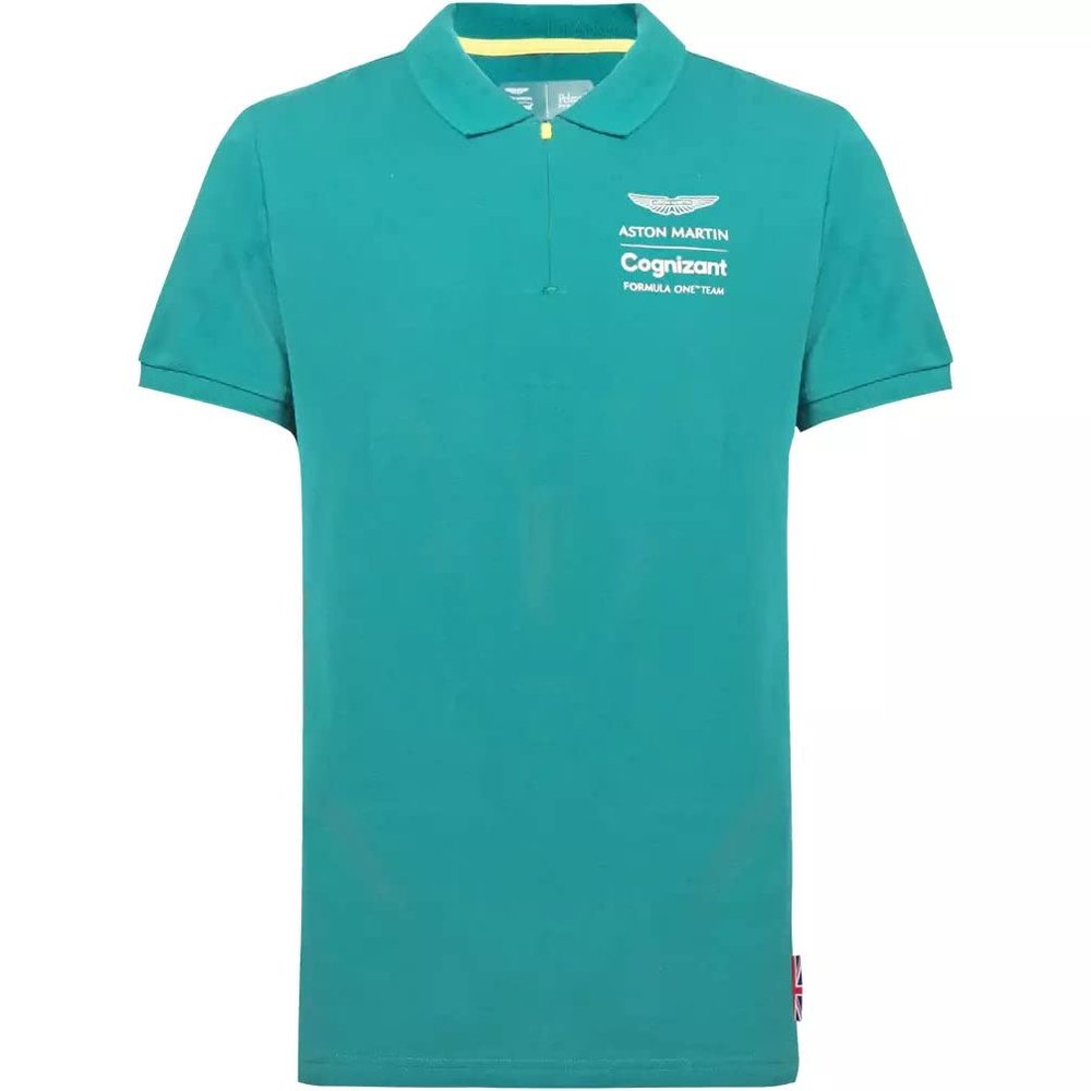 Aston Martin Formula One Team Cognizant F1 Lifestyle Polo Shirt Green
