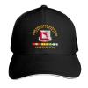 19th Engineer Battalion Vietnam Veteran Unisex Baseball Cap Sandwich Cap Plain Dad Cap Adjustable Cap Black