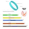 Harborway Custom Rubber Bracelets Personalized Silicone Wristbands with Your Own Text, 10 Pieces Customized Silicone Wirstbands for Party, Events, Gifts, Awareness, Activities view 2
