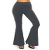 ALWAYS Women's Casual Flare Pants - Buttery Soft Bell Bottom Palazzo Charcoal XL view 2